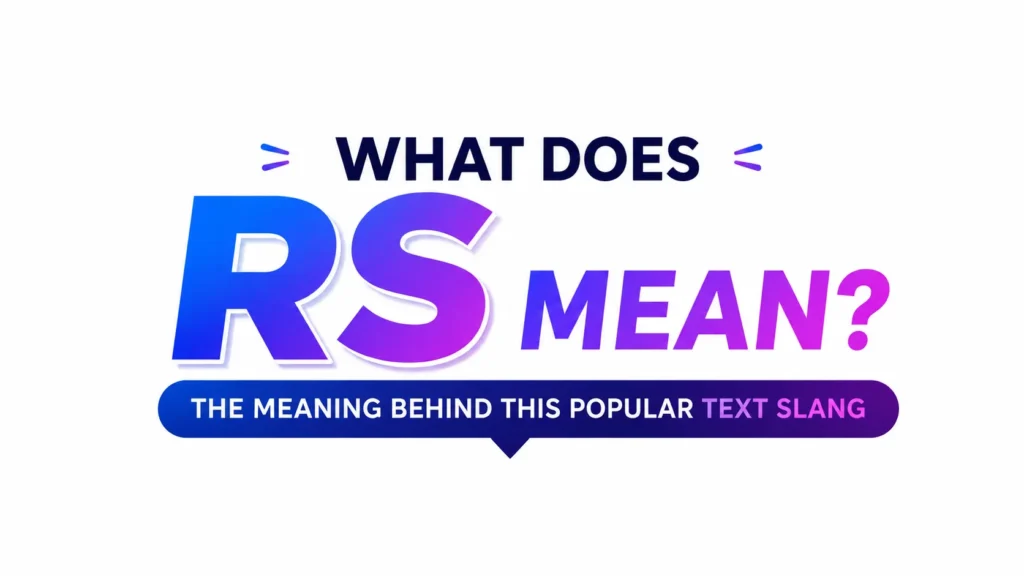 what-is-rs-mean