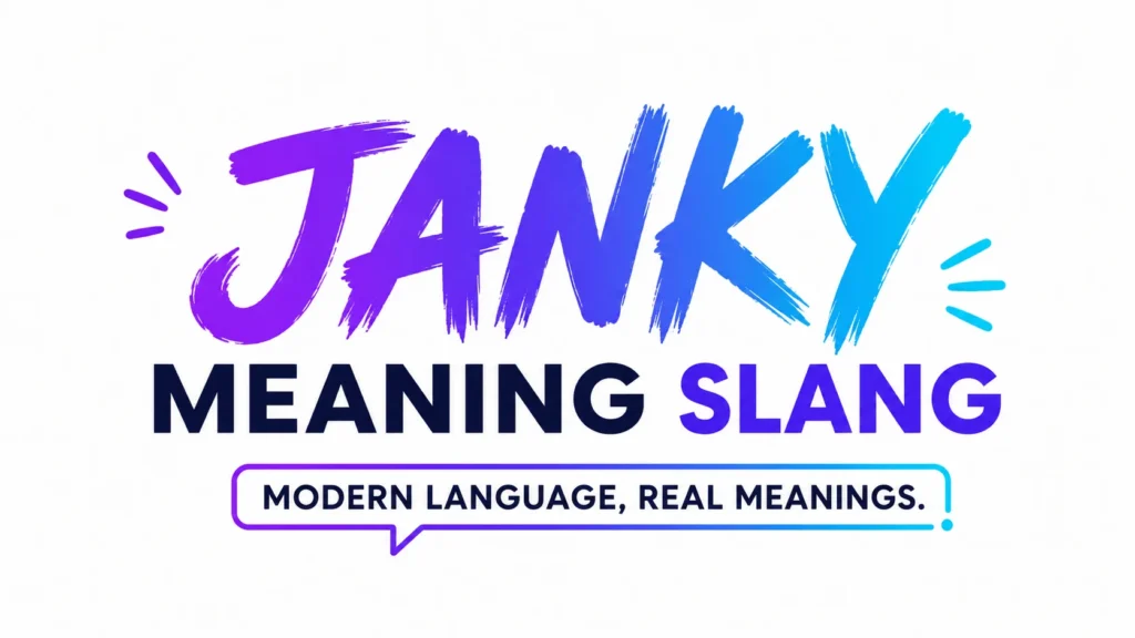 janky-meaning-slang