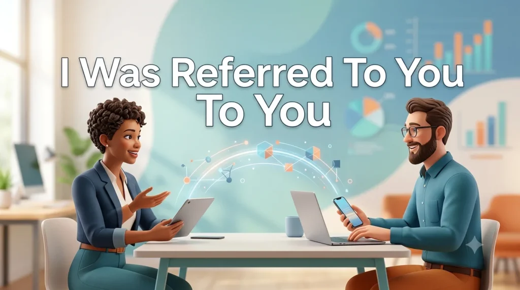 i-was-referred-to-you-meaning